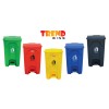 Brooks 80 ltr. trend plastic trash pedal bin 